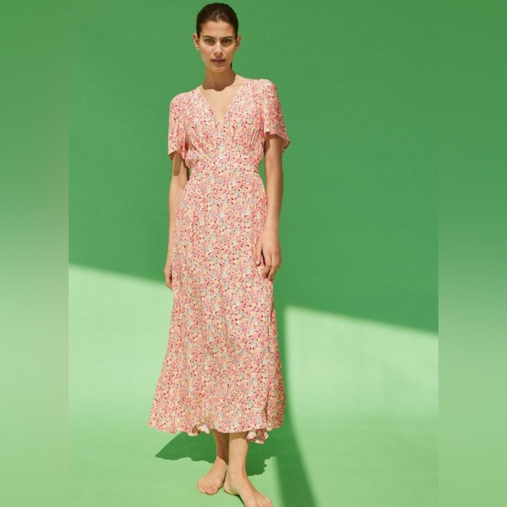 Oysho M Size floral dress